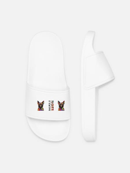 Malinois - Claquettes Femme - blanc