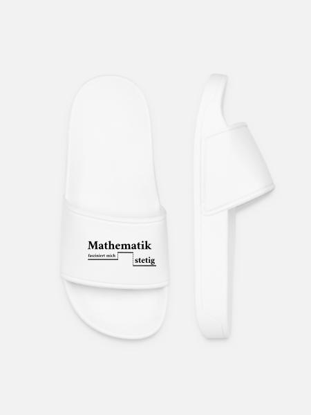 Mathematik fasziniert - Frauen Badelatschen - Weiß