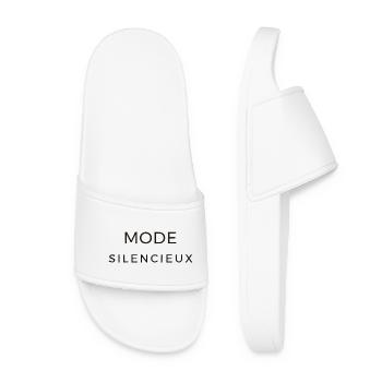 Mode_silencieux - Claquettes Femme - blanc - Devant