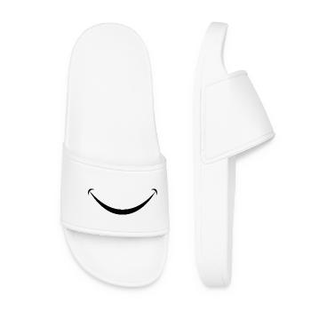 sourire - Claquettes Femme - blanc - Devant