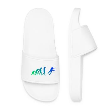 Pickleball pro Geschenk für Pickleball Athlet Fans - Frauen Badelatschen - Weiß - Vorne