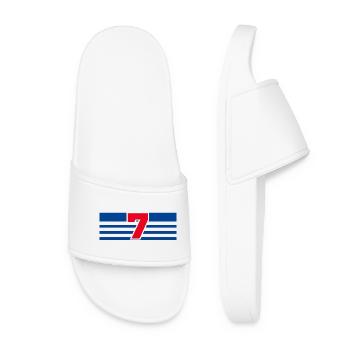 Number 7 France - Women’s Pool Sliders - white - Front