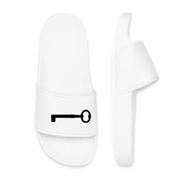 Une vieille clé - Claquettes Femme - blanc - Devant