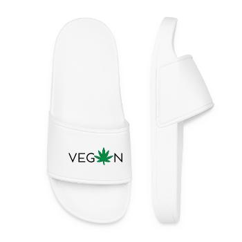 Vegan - Claquettes Femme - blanc - Devant