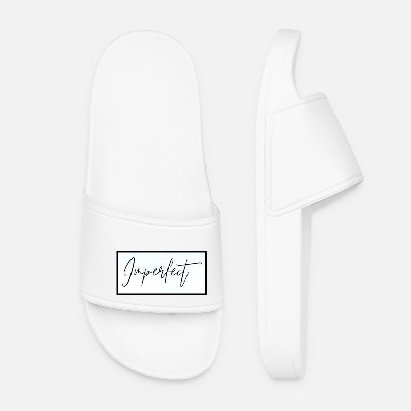Perfectly Imperfect - Women’s Pool Sliders - white