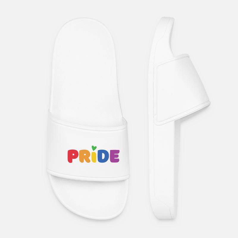 LGBTQ+ Pride-Monat - Frauen Badelatschen - Weiß