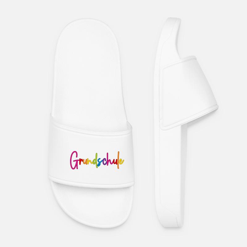 Grundschule - Frauen Badelatschen - Weiß