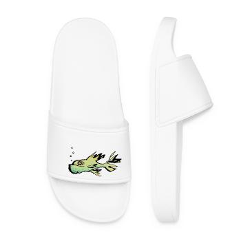 Poisson - Claquettes Femme - blanc - Devant
