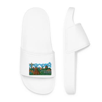 Rio de Janeiro City - Women’s Pool Sliders - white - Front