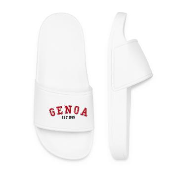 Gênes Est. 1995 - Claquettes Femme - blanc - Devant