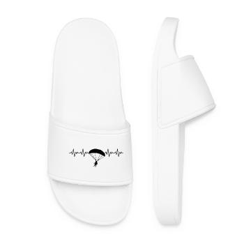 Parapente, parapente, parapente, ECG - Claquettes Femme - blanc - Devant