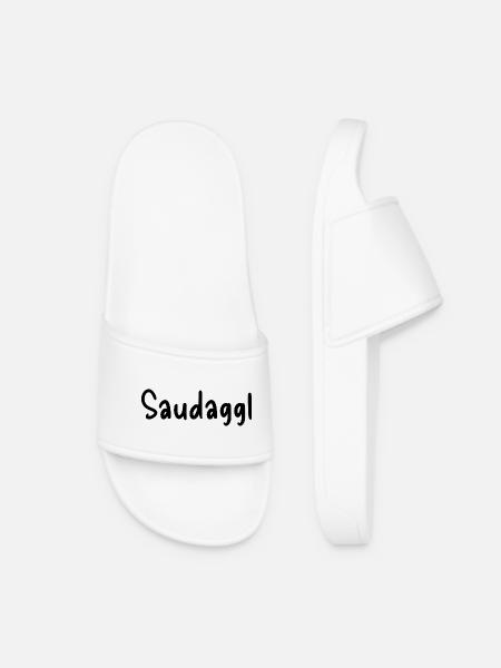 Saudaggl - Frauen Badelatschen - Weiß