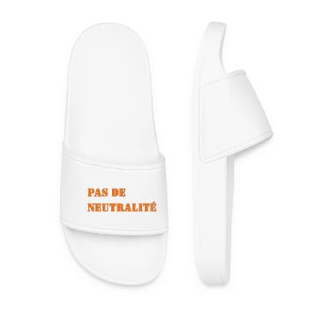 PAS DE NEUTRALITÉ - Claquettes Femme - blanc - Devant