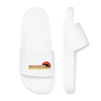 Deltaplane rétro vintage - Claquettes Femme - blanc - Devant