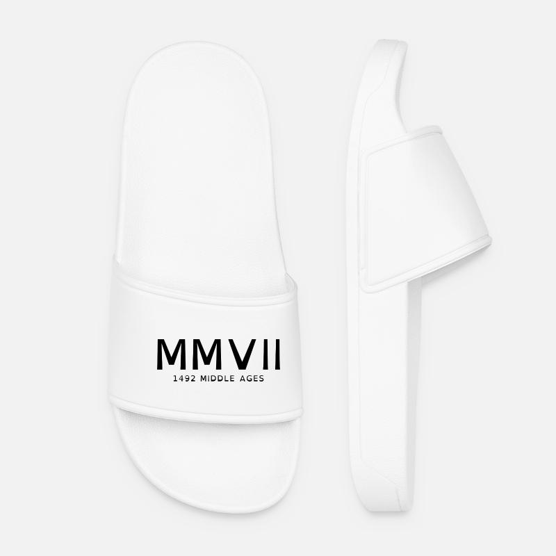 2007_LINE_black - Women’s Pool Sliders - white
