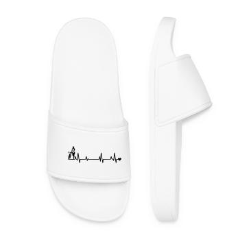 Bicycle - Women’s Pool Sliders - white - Front