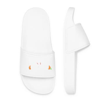 Bunny Carrots Dumbbell Weights - Women’s Pool Sliders - white - Front