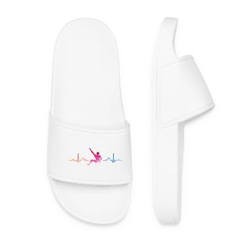 Boulderer heartbeat Bouldering Bouldering - Women’s Pool Sliders - white - Front