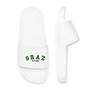 Graz fondée en 1986 - Claquettes Femme - blanc - Devant