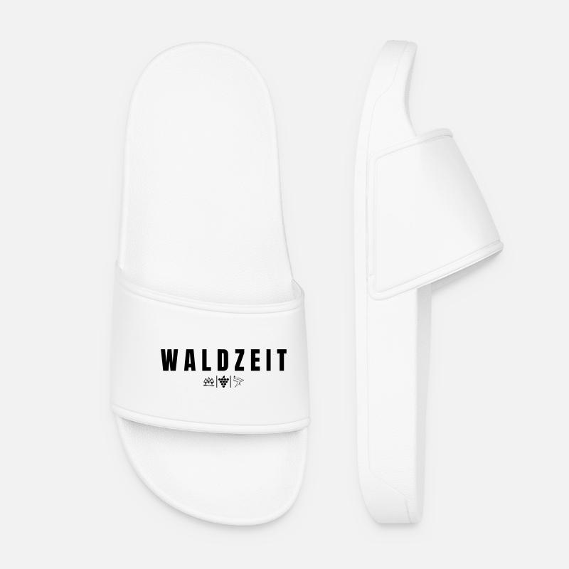 Waldzeit - Frauen Badelatschen - Weiß