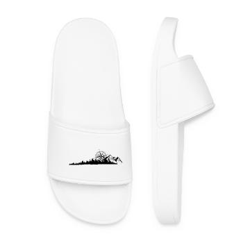 Please upload the design image - Women’s Pool Sliders - white - Front