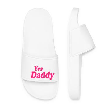Yes daddy - Claquettes Femme - blanc - Devant