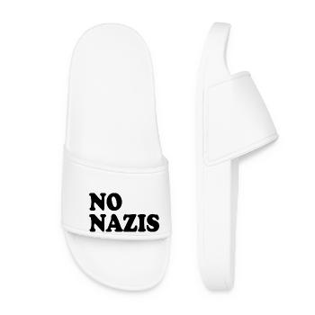 No nazis - Women’s Pool Sliders - white - Front