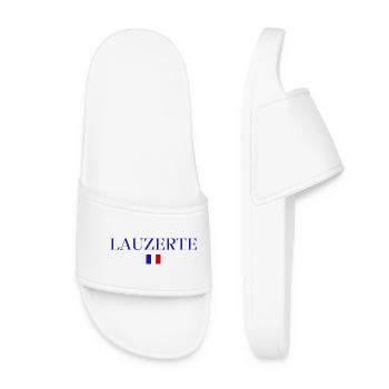 LAUZERTE-French Flag Design. - Women’s Pool Sliders - white - Front