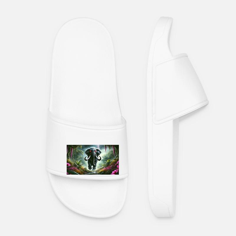 PRIMAL ELEPHANT - Women’s Pool Sliders - white