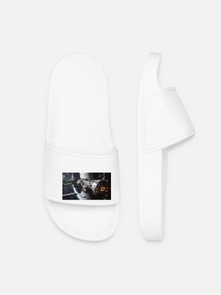 Lost in Space 1 1 - Women’s Pool Sliders - white