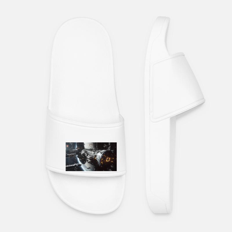 Perdu dans l’espace 1 1 - Claquettes Femme - blanc