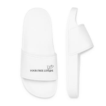 Discover freedom with Free Life products - Women’s Pool Sliders - white - Front