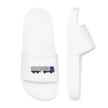Tanker truck - Women’s Pool Sliders - white - Front