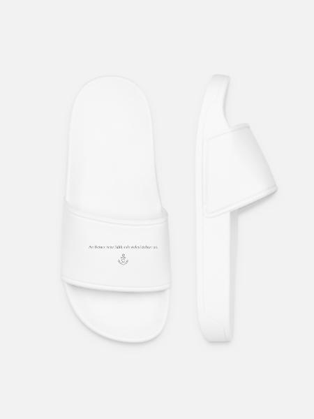À tes côtés, beaucoup de choses semblent plus faciles - Claquettes Femme - blanc
