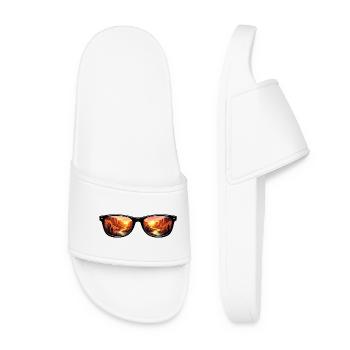Lunettes de soleil Couchant du Désert - Claquettes Femme - blanc - Devant