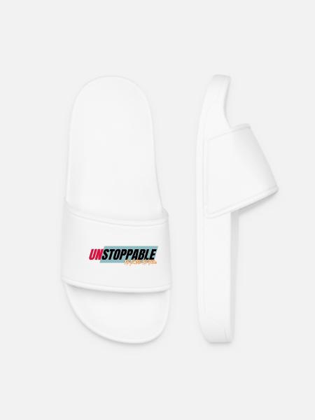 Unstoppable without limits - Women’s Pool Sliders - white