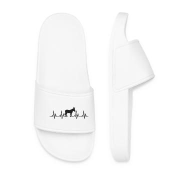 Ferme d’ECG du Cœur de l’Âne - Claquettes Femme - blanc - Devant