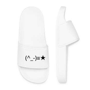 Clin d’œil (^_-) ≡ ★ clin d’œil - Claquettes Femme - blanc - Devant