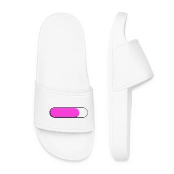 Jauge Petite Rose (chargement) - Claquettes Femme - blanc - Devant