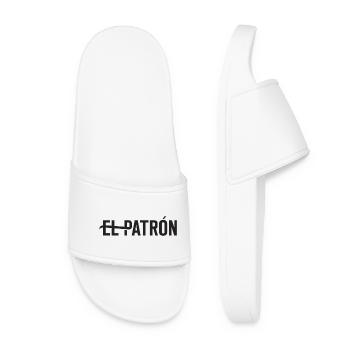 El Patron – Latino Style Print - Women’s Pool Sliders - white - Front