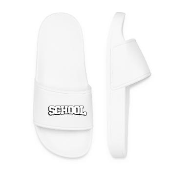 School - Das Schule Design im Highschool Design - Frauen Badelatschen - Weiß - Vorne