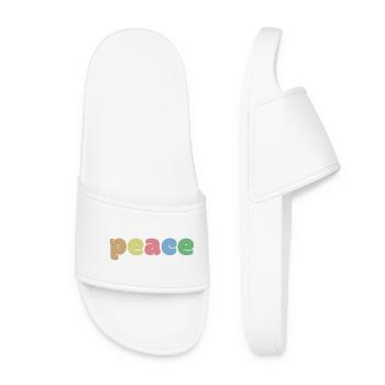 Couleurs de la paix - Claquettes Femme - blanc - Devant