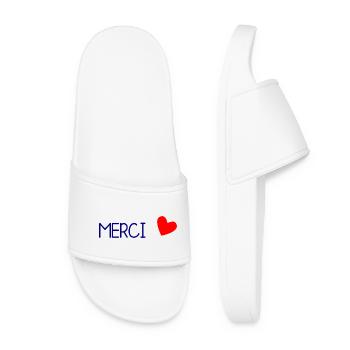 MAÎTRESSE. MAITRE. MERCI. MERCI MAÎTRESSE. MAITRES - Claquettes Femme - blanc - Devant