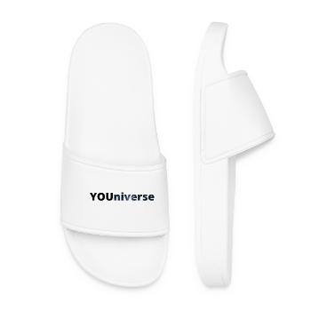 YOUniverse dark - Women’s Pool Sliders - white - Front