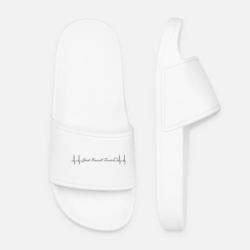 Jack Russell Terrier - Women’s Pool Sliders - white