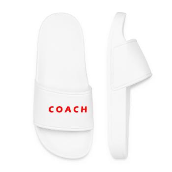 COACH - Women’s Pool Sliders - white - Front