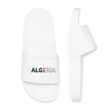 Algeria Flag - Women’s Pool Sliders - white - Front