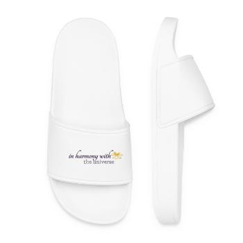 en harmonie avec l’univers - Claquettes Femme - blanc - Devant