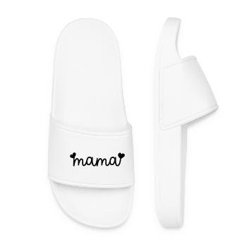 Mom - Women’s Pool Sliders - white - Front