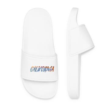 California Crépuscule Côte Ouest  - Claquettes Femme - blanc - Devant